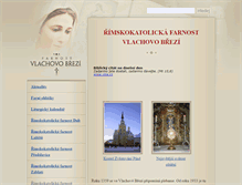 Tablet Screenshot of farnost-vlachovo-brezi.cz